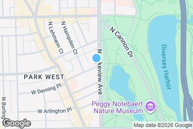 Map image of the property - 2608 N Lakeview Ave