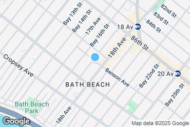 Map image of the property - 105 Bay 17th St