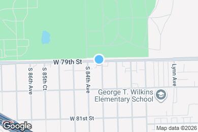 Map image of the property - 7900 S 83rd Ct