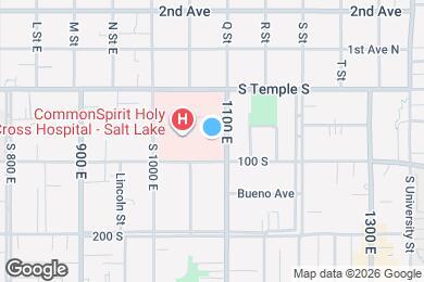 Map image of the property - 1100 E 200 S