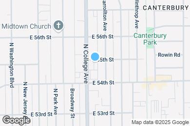 Map image of the property - 717 E 55th St