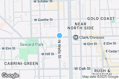 Map image of the property - 1187 N Wells St