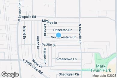 Map image of the property - 1120 Southwestern Dr