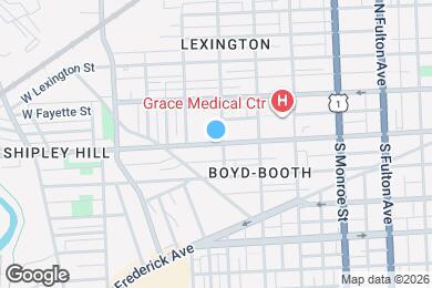 Map image of the property - 1204W Cross St