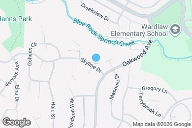 Map image of the property - 1200 Skyline Dr