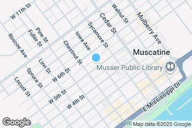 Map image of the property - 101 W 5th St