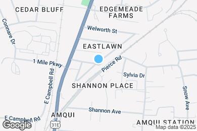 Map image of the property - 1132 Florence Ave