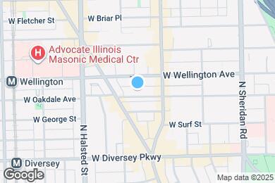 Map image of the property - 638 W Oakdale Ave