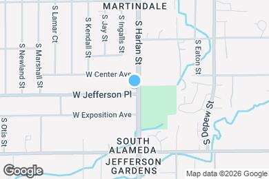 Map image of the property - 6017 W Jefferson Pl