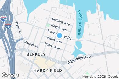 Map image of the property - 210 Hardy Ave