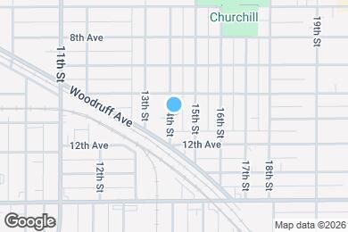 Map image of the property - 1128 14th St