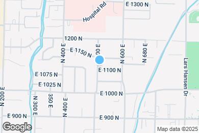 Map image of the property - 1104 N 500 E