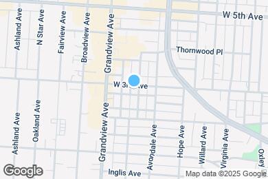 Map image of the property - 1399 W 3rd Ave