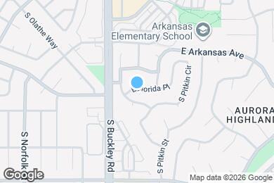 Map image of the property - 17034 E Florida Pl
