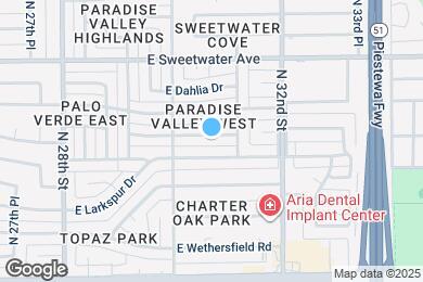 Map image of the property - 3033 E Corrine Dr