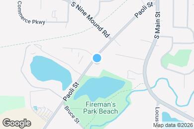 Map image of the property - 163 Paoli St