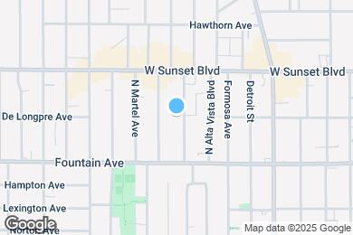 Map image of the property - 1411 N Poinsettia Pl