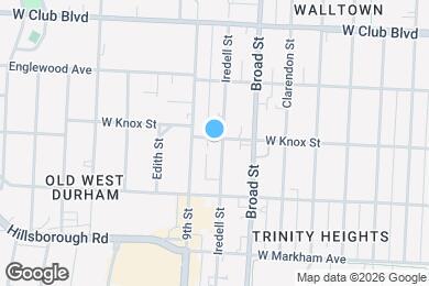 Map image of the property - 923 Iredell St