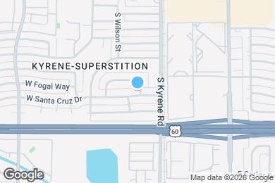 Map image of the property - 402 W Santa Cruz Dr