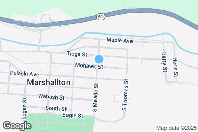 Map image of the property - 1701 Mohawk St