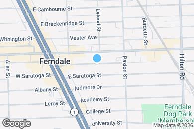 Map image of the property - 340 E Troy St