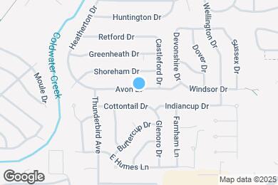 Map image of the property - 2090 Avon Dr