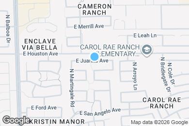 Map image of the property - 3521 E Juanita Ave