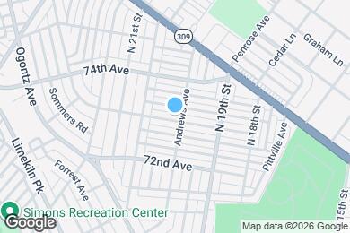 Map image of the property - 1959 73rd Ave