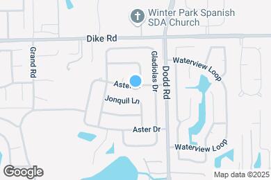 Map image of the property - 1601 Aster Dr