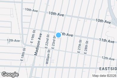 Map image of the property - 552 E 24th St