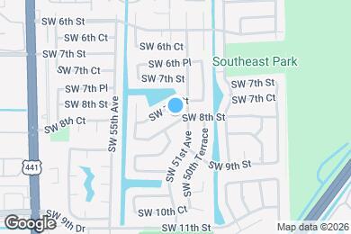 Map image of the property - 5160 SW 8th St