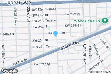 Map image of the property - 2440 SW 19th Ave