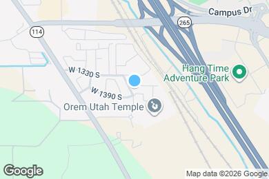 Map image of the property - 1077 W 1360 S
