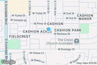 Map image of the property - 11128 W Mohave St