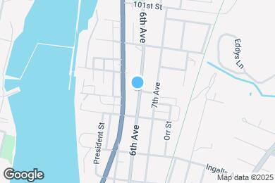 Map image of the property - 3159 6th Ave