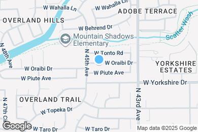 Map image of the property - 4453 W Oraibi Dr
