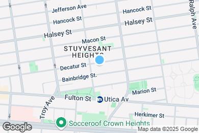 Map image of the property - 312 Decatur St