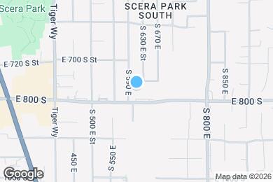 Map image of the property - 607 E 800 S