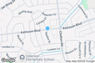 Map image of the property - 2505 Nadine Dr