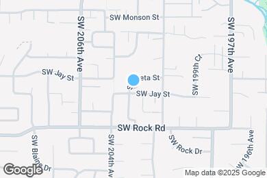 Map image of the property - 20277 SW Jay St
