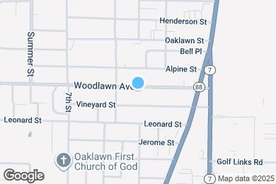 Map image of the property - 275 Woodlawn Ave