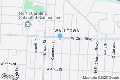 Map image of the property - 1603 W Club Blvd