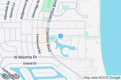 Map image of the property - 701 Crandon Blvd