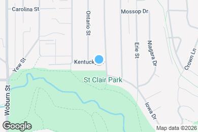 Map image of the property - 2712 Kentucky St