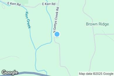 Map image of the property - 550 N Gettys Creek Rd