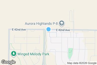 Map image of the property - 24155 E 41st Ave