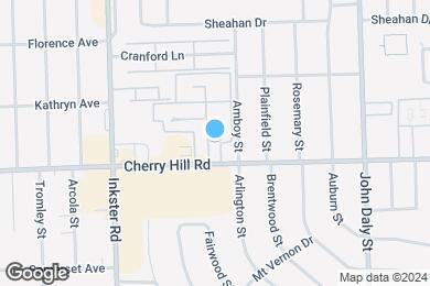 Map image of the property - Cherry Hill Village Apartments - Dearborn ...