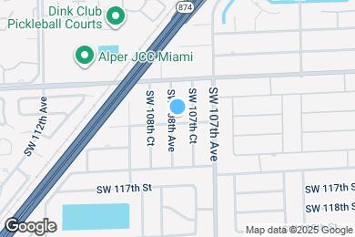 Map image of the property - 11345 SW 108th Ave