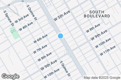 Map image of the property - 719 S Pine St