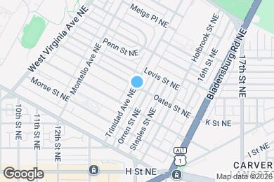 Map image of the property - 1331 Trinidad Ave NE